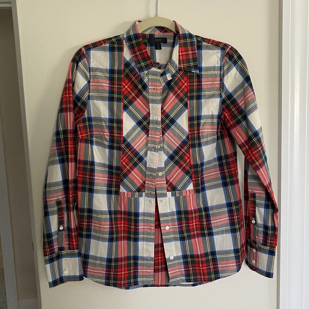 JCrew holiday tartan plaid shirt